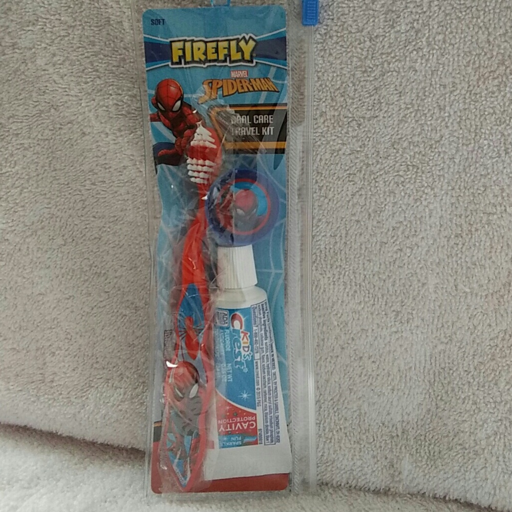 ☄️3 for $10☄️ Spiderman Travel Toothbrush Kit